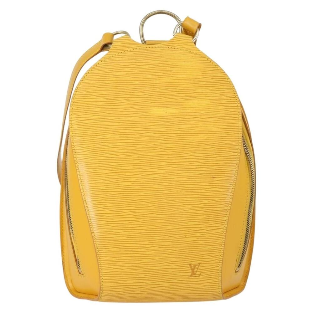 Louis Vuitton Epi Mabillon Backpack Yellow